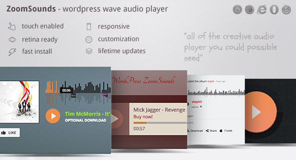 ZoomSounds v5.93 – WordPress Audio Player
