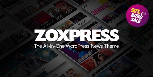 ZoxPress v1.09.0 – All-In-One WordPress News Theme