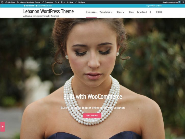 Lebanon wordpress theme