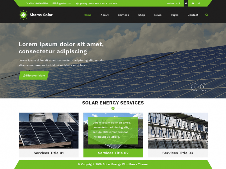 Shams Solar wordpress theme o5tclo9p9js61wufwemf66ascahklv00b6uur4kr7u