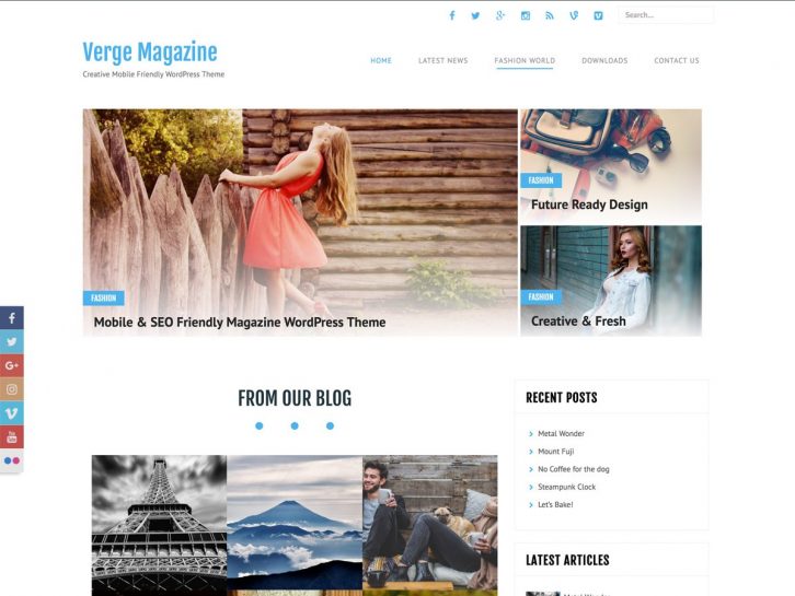 Verge wordpress theme