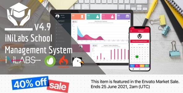 Inilabs School Express - School Management System Script
