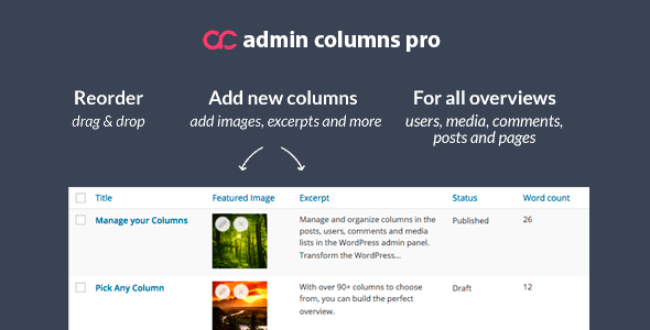 Admin Columns Pro – Manage Columns in WordPress v5.6