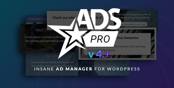 Codecanyon – Ads Pro Plugin – Multi-Purpose WordPress Advertising Manager v4.40