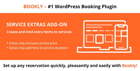 Codecanyon – Bookly Service Extras (Add-on) v4.1