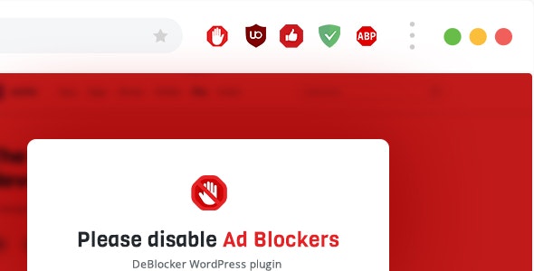 Codecanyon DeBlocker – Anti AdBlock for WordPress v3.1.6 1