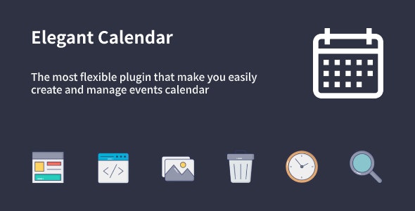 Codecanyon Elegant Calendar WordPress Events Calendar Plugin v1.1.0