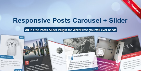 Codecanyon Responsive Posts Carousel WordPress Plugin v14.0