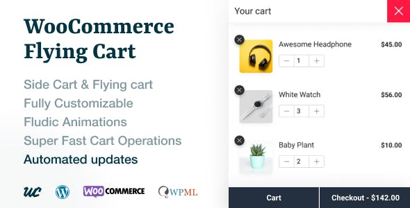 Codecanyon WooCommerce Flying Cart v1.2.0