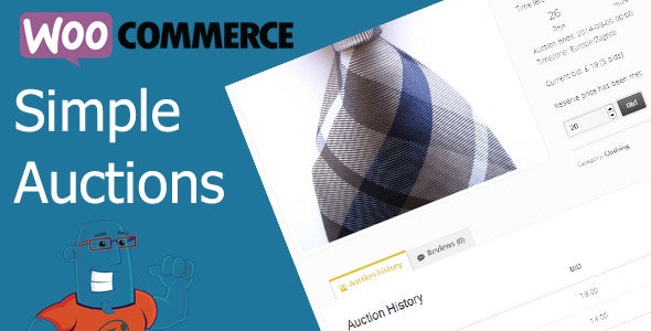 Codecanyon WooCommerce Simple Auctions WordPress Auctions v2.0.5