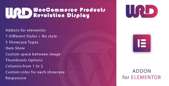 Codecanyon – Woocommerce Products Revolution Display for Elementor WordPress Plugin v1.0