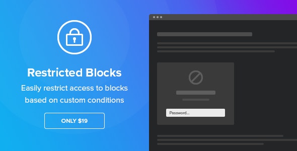 Codecanyon Restricted Blocks v1.0