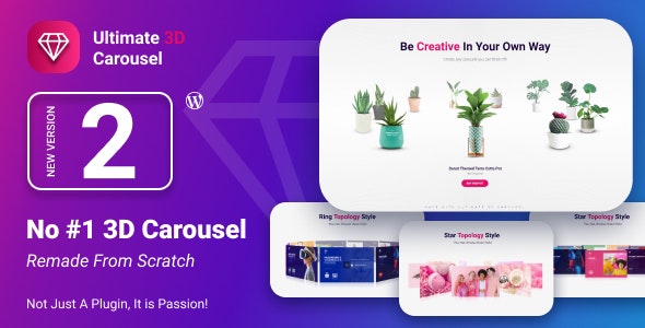 Codecanyon Ultimate 3D Carousel Wordpress Plugin v2.0