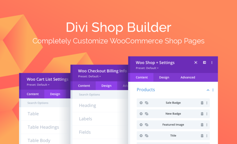 Divi Shop Builder For WooCommerce 1.1.16