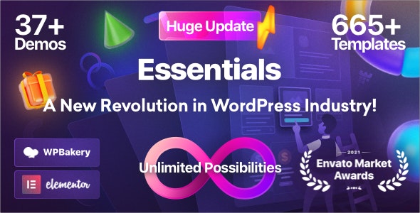 Essentials Multipurpose WordPress Theme v2.0.7 Nulled