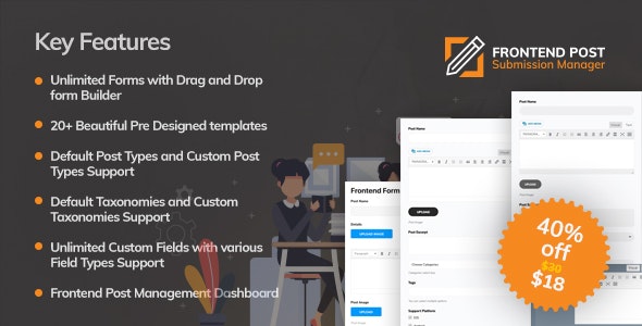 Frontend Post Submission Manager v1.3.3 Nulled