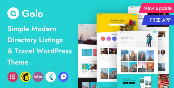 Golo – Directory & Listing, Travel WordPress Theme v1.4.7