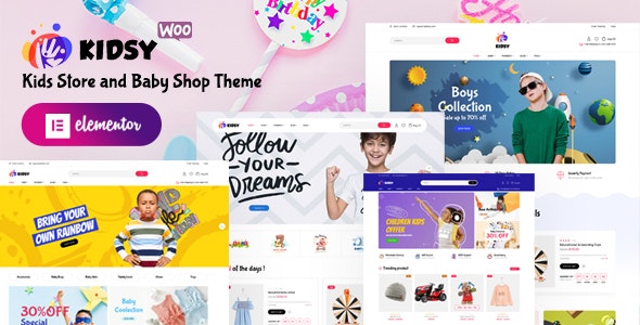 Kidsy – Kids Store and Baby Shop WooCommerce Theme v1.0
