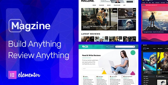 Magzine – Elementor Review and Magazine Theme v1.4 Nulled