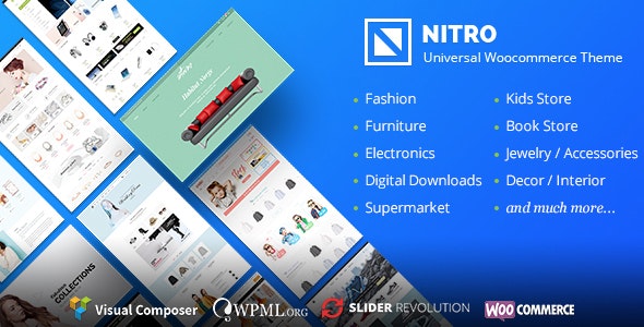 Nitro Universal WooCommerce Theme from ecommerce experts v1.8.0