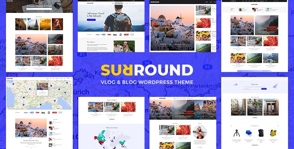 Surround – Vlog & Blog WordPress Theme v1.0.7