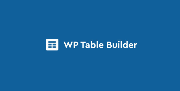 WP Table Builder Pro v1.3.10