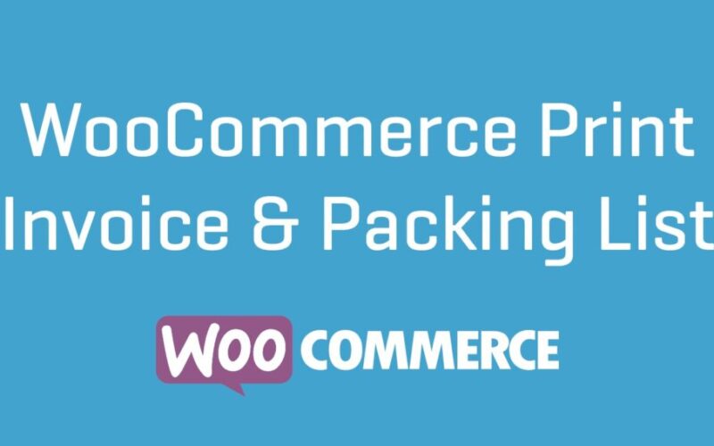 WooCommerce Print Invoices Packing lists v3.11.4