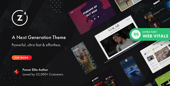 Zeen Next Generation Magazine WordPress Theme v4.0.9.8