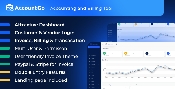 Codecanyon – AccountGo SaaS – Accounting and Billing Tool v3.4.0