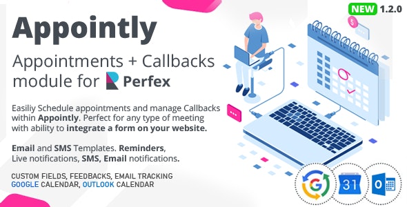 Codecanyon – Appointly – Perfex CRM Appointments v1.2.0