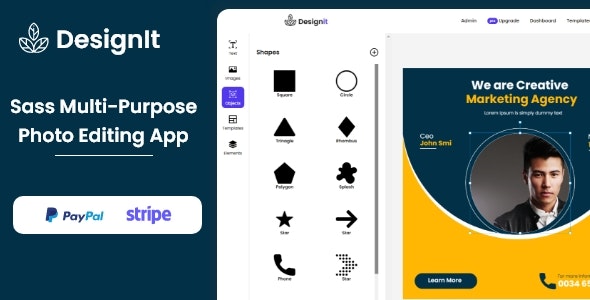 Codecanyon Designit Saas Photo Editor v0.1.0