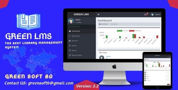 Green LMS The Library Management System Nulled