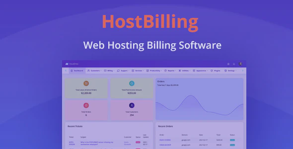 Codecanyon – HostBilling v1.2.5 – Web Hosting Billing & Automation Software