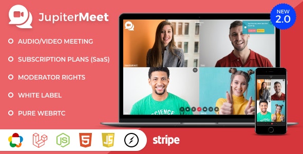 Codecanyon – JupiterMeet – Video Conference v2.0.3