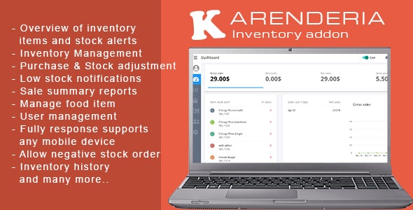 Codecanyon Karenderia Inventory Addon v1.0