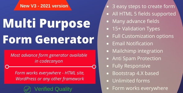 Codecanyon Multi Purpose Form Generator docusign All types of forms with SaaS v4.0