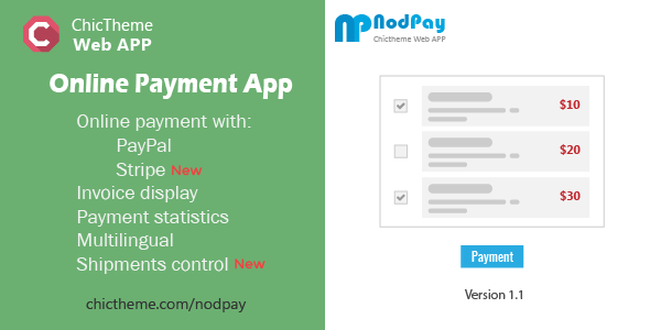 Codecanyon – NodPay – Online Payment App