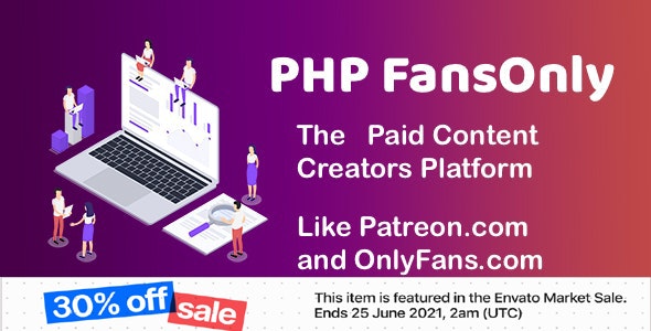 Codecanyon – PHP FansOnly Patrons – Paid Content Creators Platform v2.0