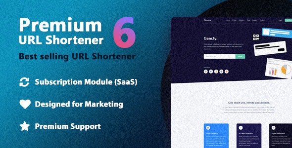 Codecanyon – Premium URL Shortener v6.1.4