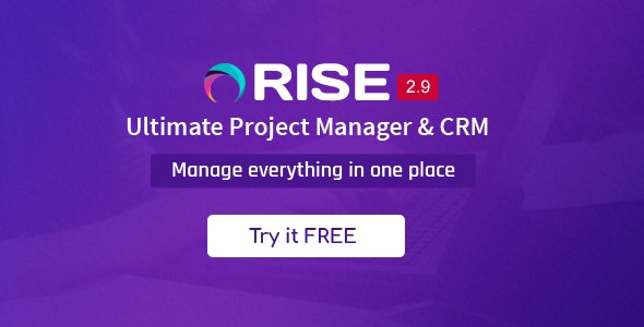 Codecanyon – RISE – Ultimate Project Manager CRM v2.9