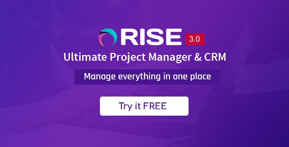 Codecanyon – RISE – Ultimate Project Manager CRM v3.0