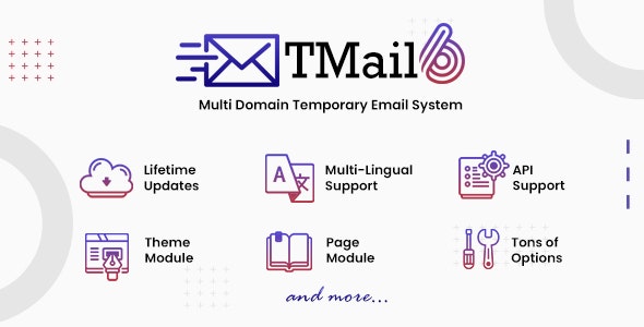 Codecanyon TMail Multi Domain Temporary Email System v6.6.1 Nulled