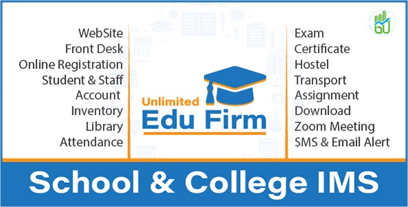 Codecanyon Unlimited Edu Firm School College Information Management System 2 July 21