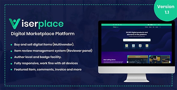 Codecanyon – ViserPlace – Digital Marketplace Platform v1.1