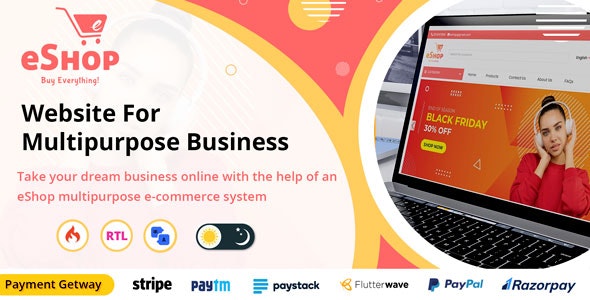 Codecanyon – eShop – Multipurpose Ecommerce Store Website v2.0.5.2