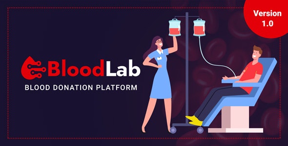 Codecanyon BloodLab Blood Donation Platform v1.0