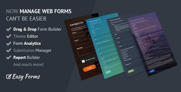 Codecanyon Easy Forms Advanced Form Builder and Manager v1.15.2 Nulled