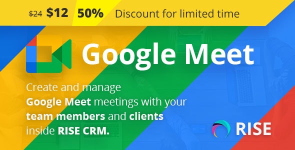 Codecanyon Google Meet Integration for RISE CRM v1.0