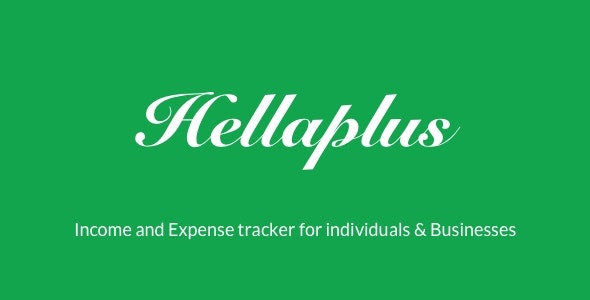 Codecanyon Hellaplus Income and Expense Tracker for Individuals Businesses v1.4