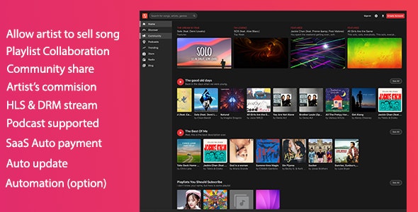 MusicEngine Music Social Networking v2.1.5.8